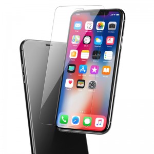 Película de tela de vidro temperado premium 9H quente para protetor de tela Apple Iphone XS