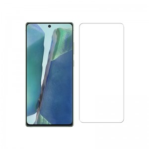 Película de tela de vidro temperado premium 9H quente para protetor de tela Samsung Note 20